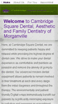 Mobile Screenshot of cambridgesquaredental.com